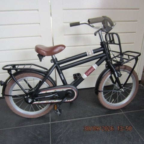 TE KOOP ZO GOED ALLES NIEUWE JONGENSFIETS WIELMAAT 16, Fietsen en Brommers, Ophalen, Zo goed als nieuw, Terugtraprem, Alpina