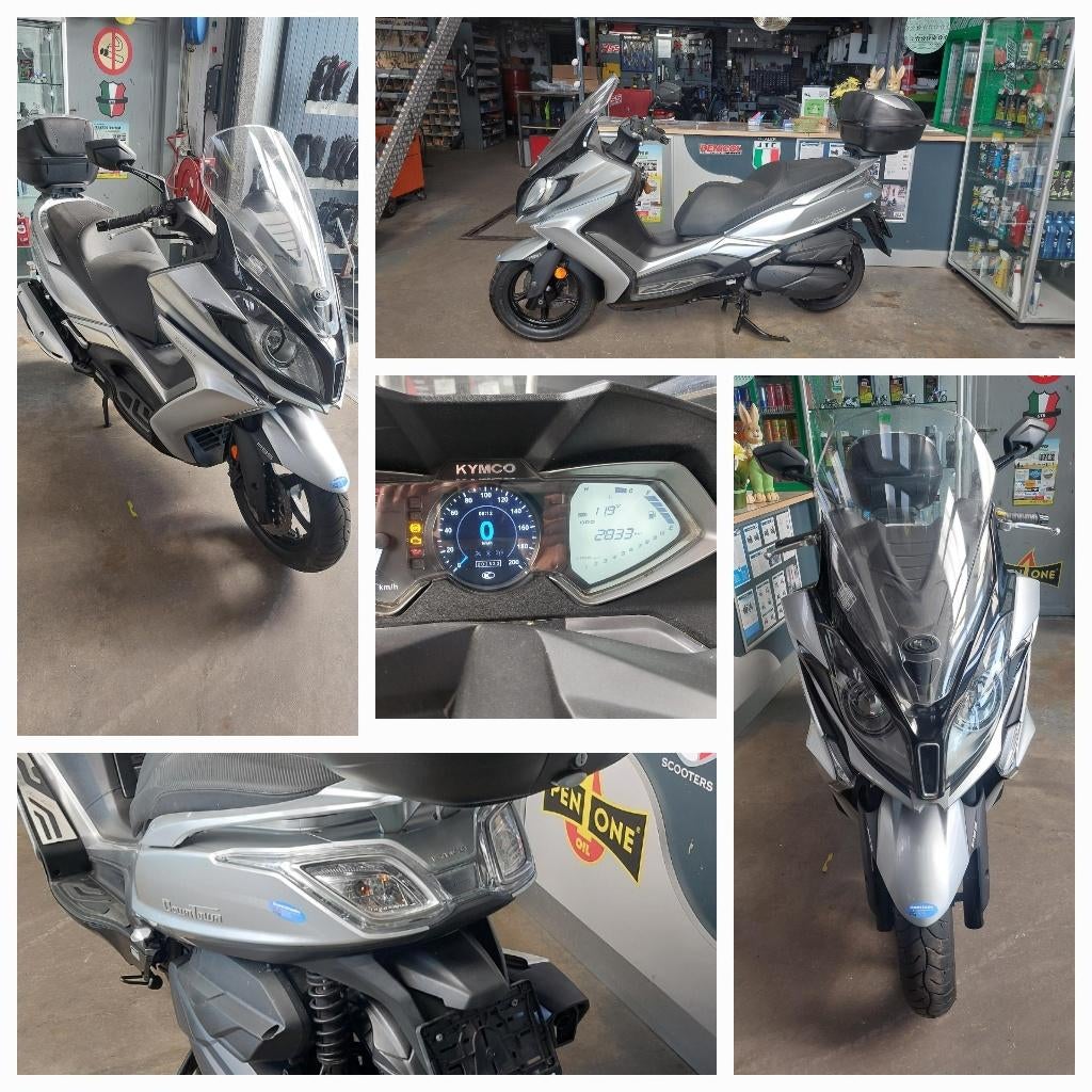 motorscooter 300cc kymco downtown perfecte staat € 2.500,00, Scooter, 300 cc, Kymco, Minimaal motorrijbewijs A2