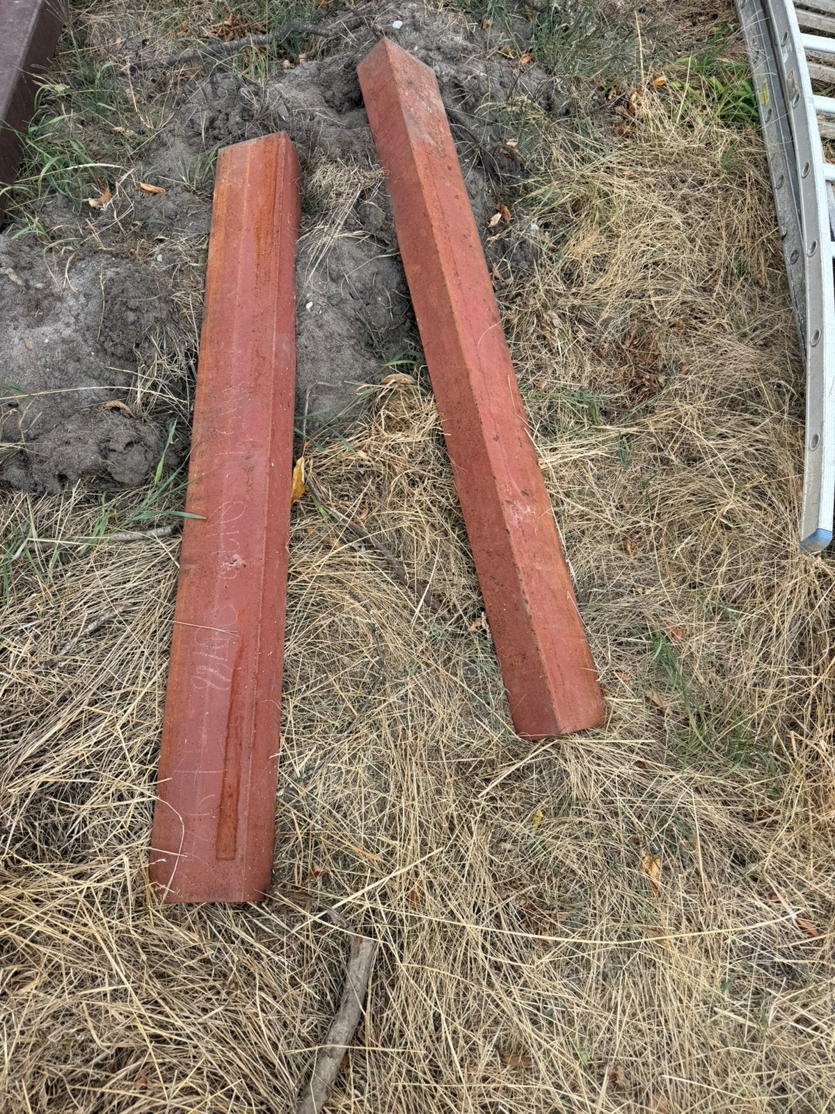 L ijzer 15cm x 9cm - 1,4 meter (2 stuks), Doe-het-zelf en Bouw, Ophalen, Zo goed als nieuw, IJzer