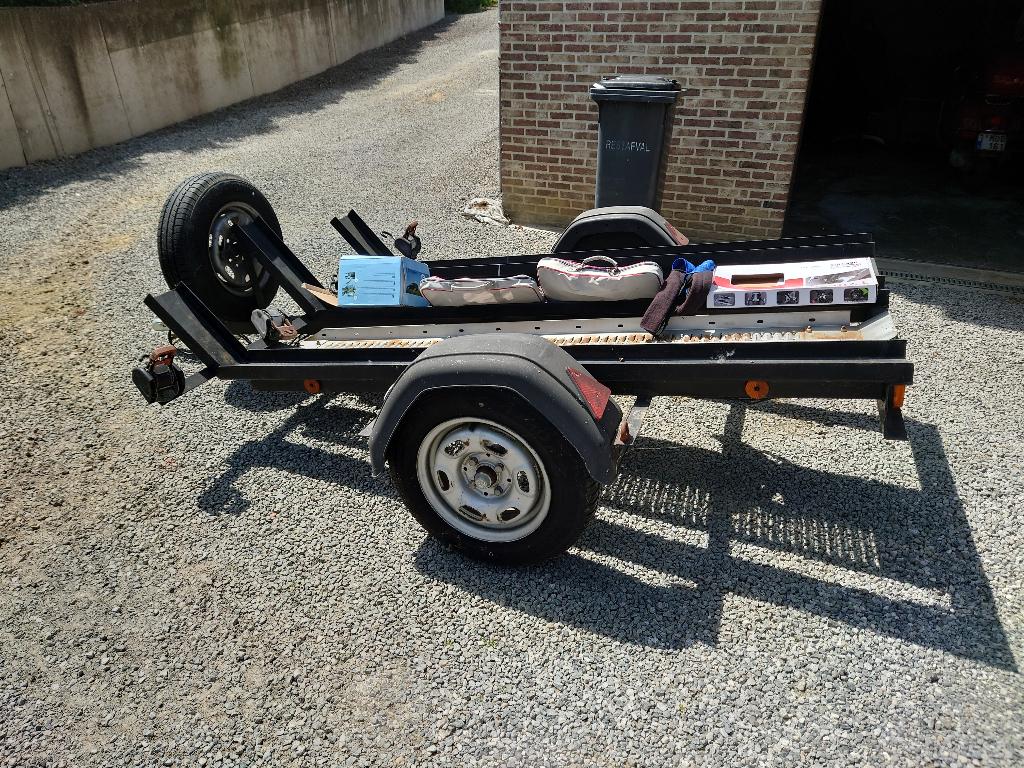 Moto aanhangwagen, Auto diversen, Aanhangers en Bagagewagens, Ophalen, Gebruikt