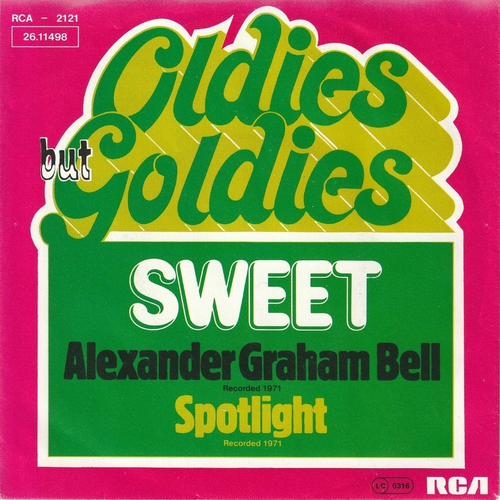 Sweet - Alexander Graham Bell, CD & DVD, Enlèvement ou Envoi, 7 inch, Comme neuf, Rock et Metal