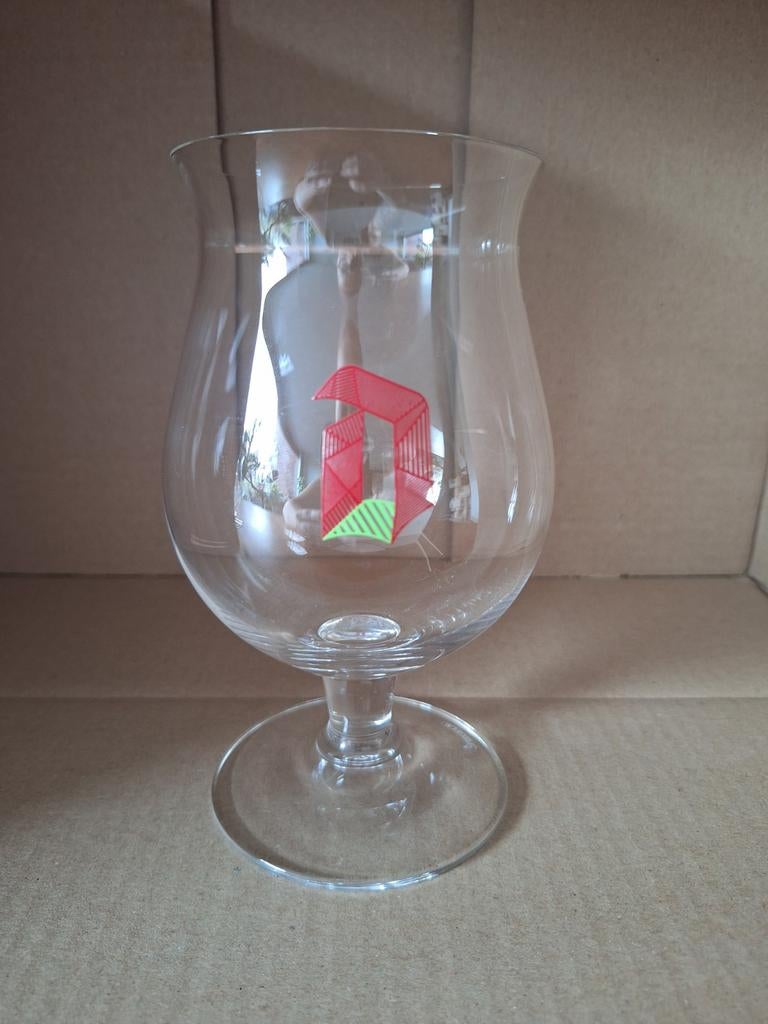 Set van 53 Duvel glazen, Verzamelen, Ophalen, Zo goed als nieuw, Glas of Glazen, Duvel