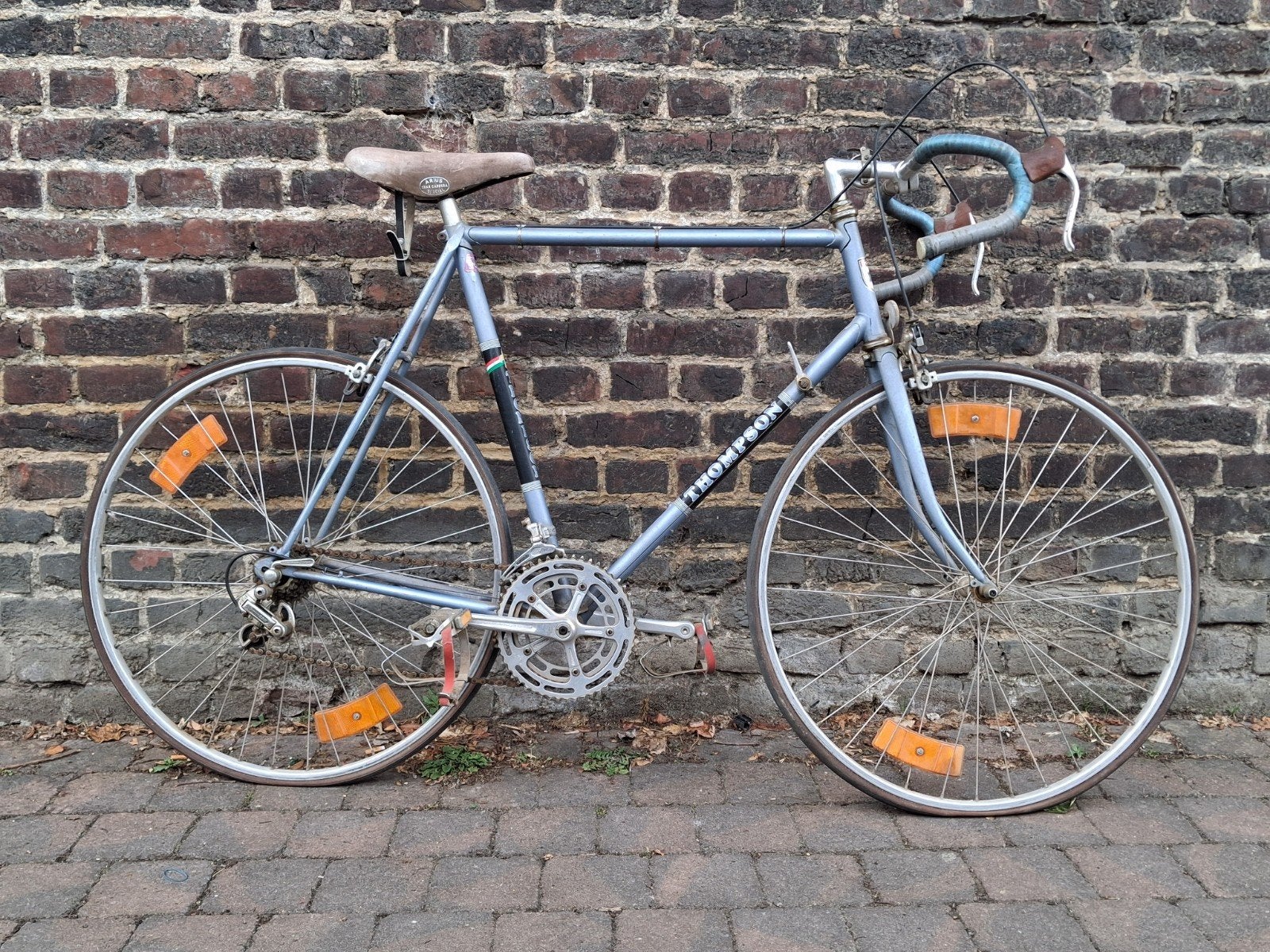 Thompson vintage racefiets, Ophalen