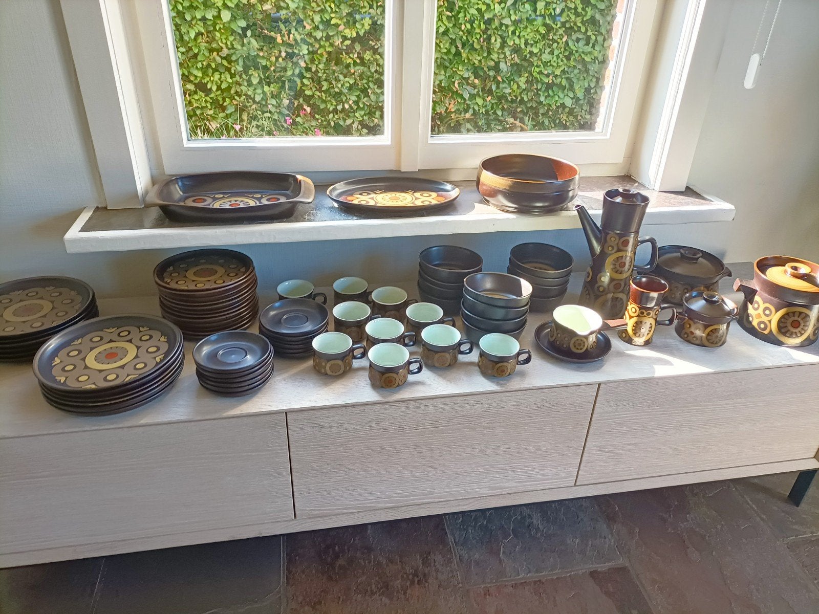 Denby Arabesque set uit de jaren1970, Ophalen, Zo goed als nieuw