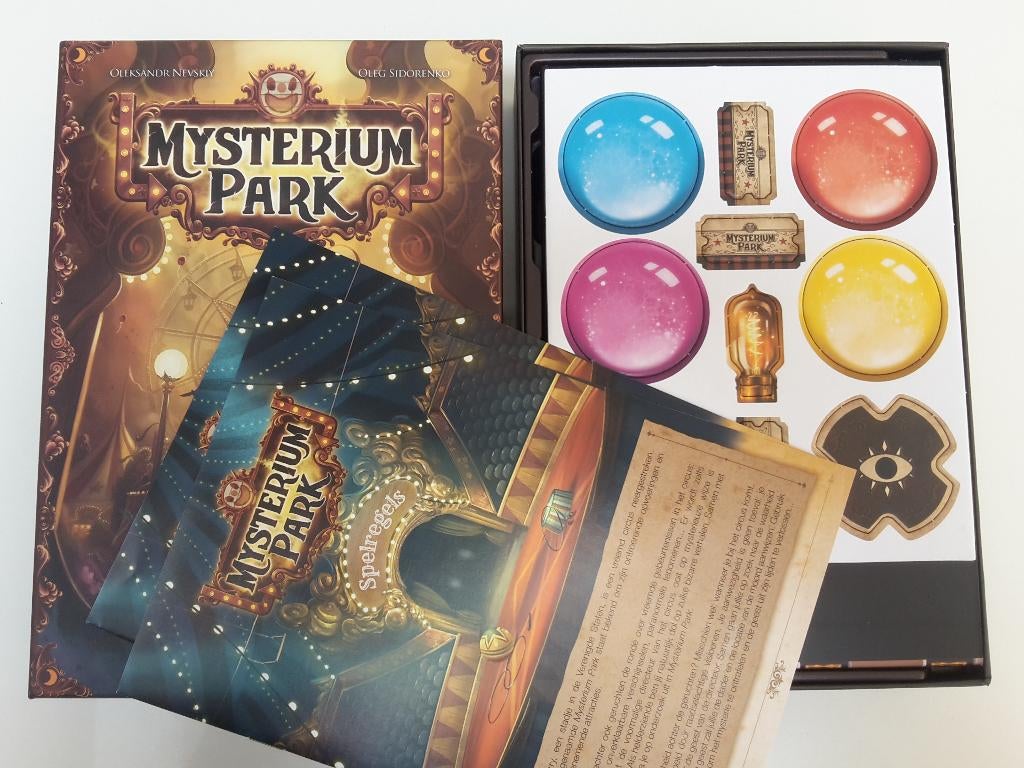 Nieuw spel Mysterium Park, 2-6 spelers, 10+, + 1 gratis demo, Hobby en Vrije tijd, Ophalen of Verzenden, Nieuw, Libellud