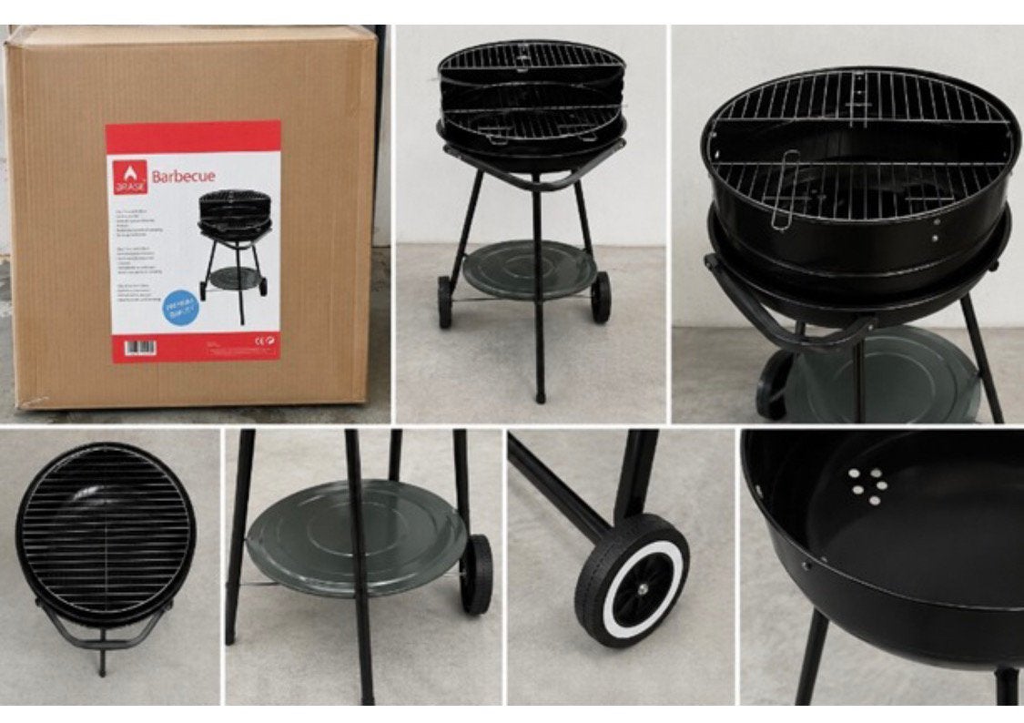 Nouveau barbecue au charbon de bois, barbecue Bullet, Jardin & Terrasse, Enlèvement, Neuf, Avec accessoires