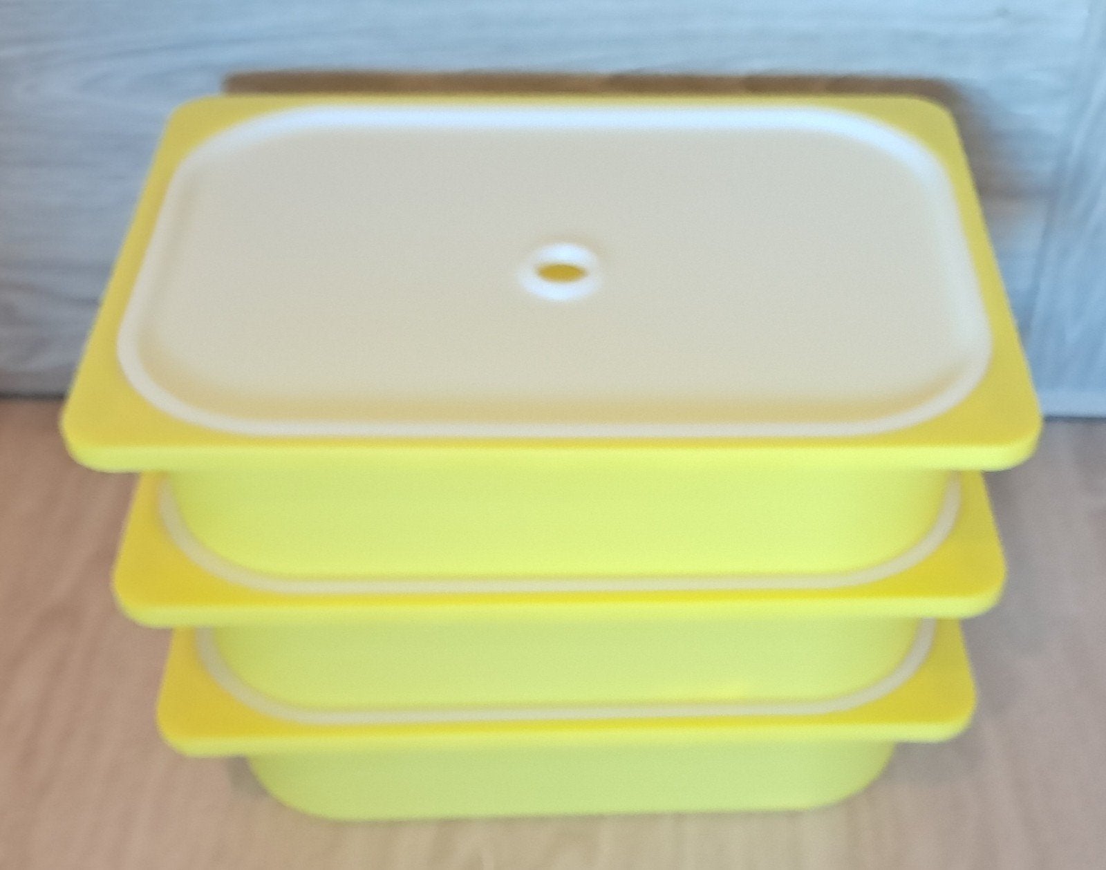 3 nieuwe gele trofast dozen van ikea, Ophalen
