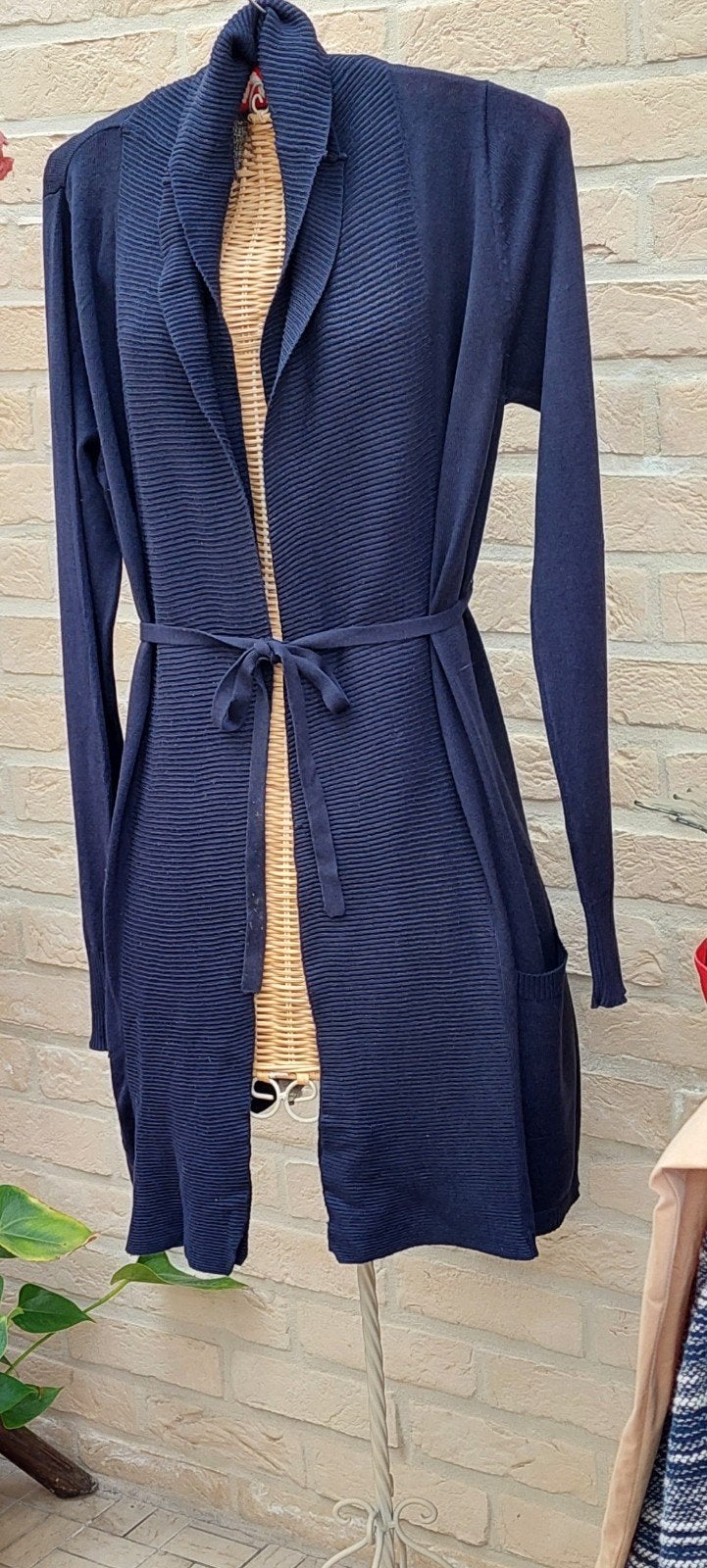 lange vest maat 38 lola & liza, Maat 38/40 (M), Ophalen of Verzenden, Zo goed als nieuw, Blauw