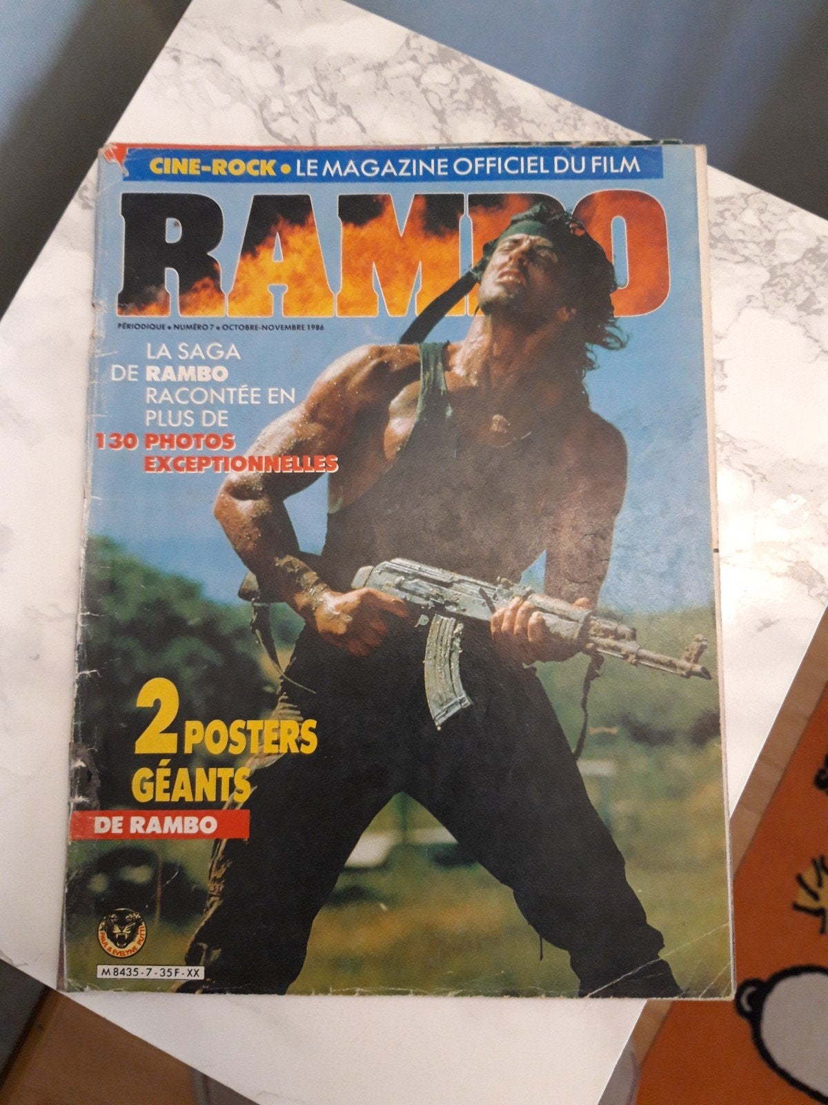 Magazine Rambo Ciné Rock ( rare ), Enlèvement, 1980 à nos jours, Journal ou Magazine