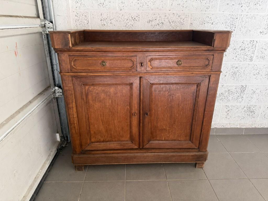 Beau meuble ancien en bois massif, Maison & Meubles, Armoires | Commodes, 3 ou 4 tiroirs, Enlèvement, Utilisé, 50 à 100 cm