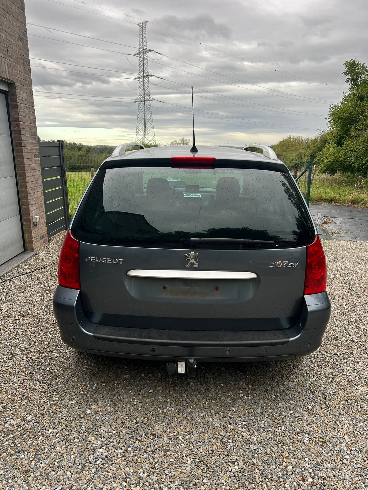 Peugeot 307SW, Auto's, Zwart, 4 cilinders, 1600 cc, 5 deurs