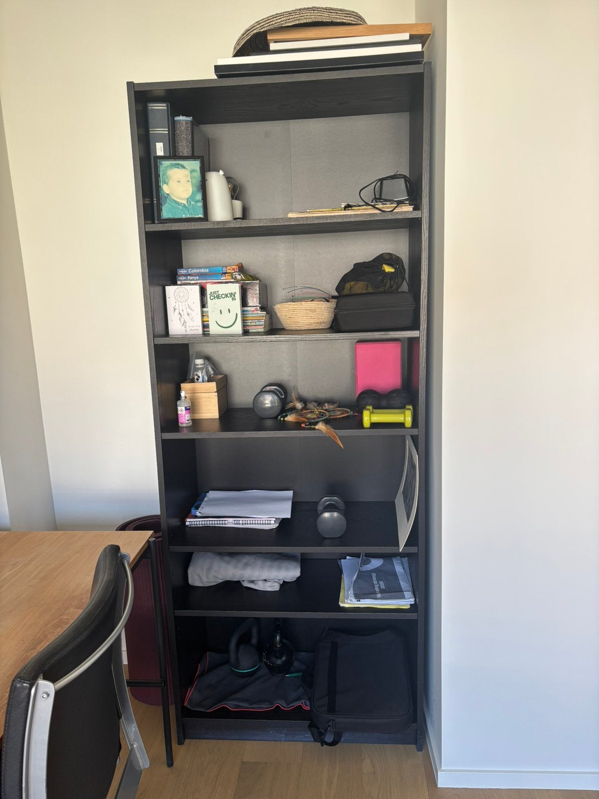 Billy boekenkast Ikea - zwart, Ophalen, Met plank(en), 200 cm of meer, 50 tot 100 cm
