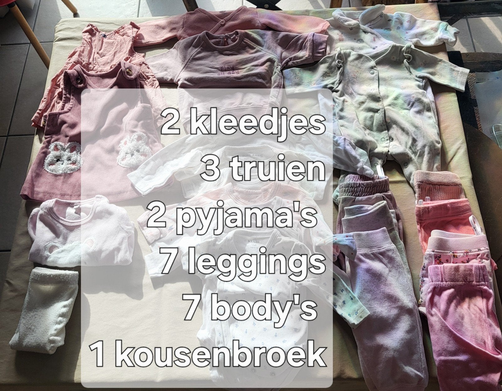 meisjeskledij maat 50, Kinderen en Baby's, Babykleding | Baby-kledingpakketten, Ophalen of Verzenden, Gebruikt, Maat 50