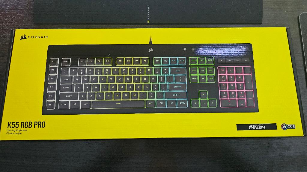 Corsair K55 RGB Pro gaming toetsenbord Qwerty nieuw, Computers en Software, Toetsenborden, Ophalen, Gaming toetsenbord, Nieuw