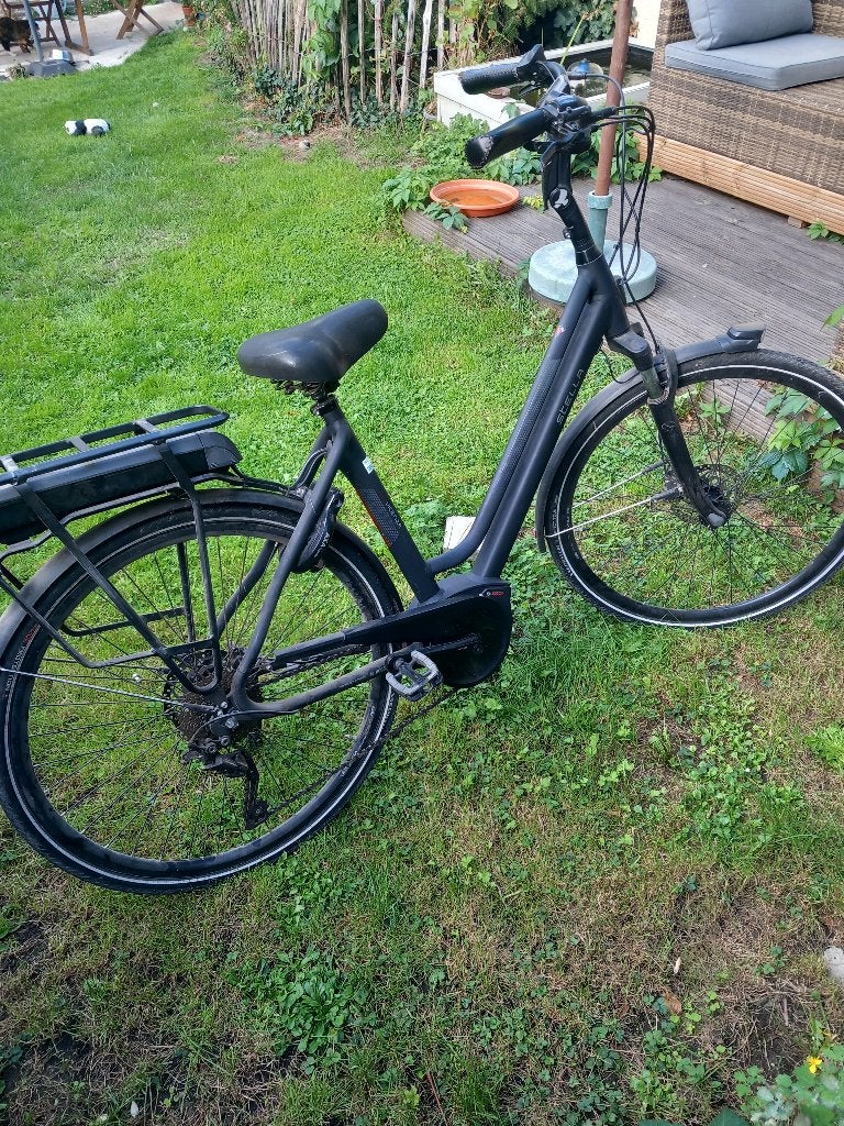 damesfiets elektrische, 47 tot 50 cm, Versnellingen, Zo goed als nieuw, Schijfrem