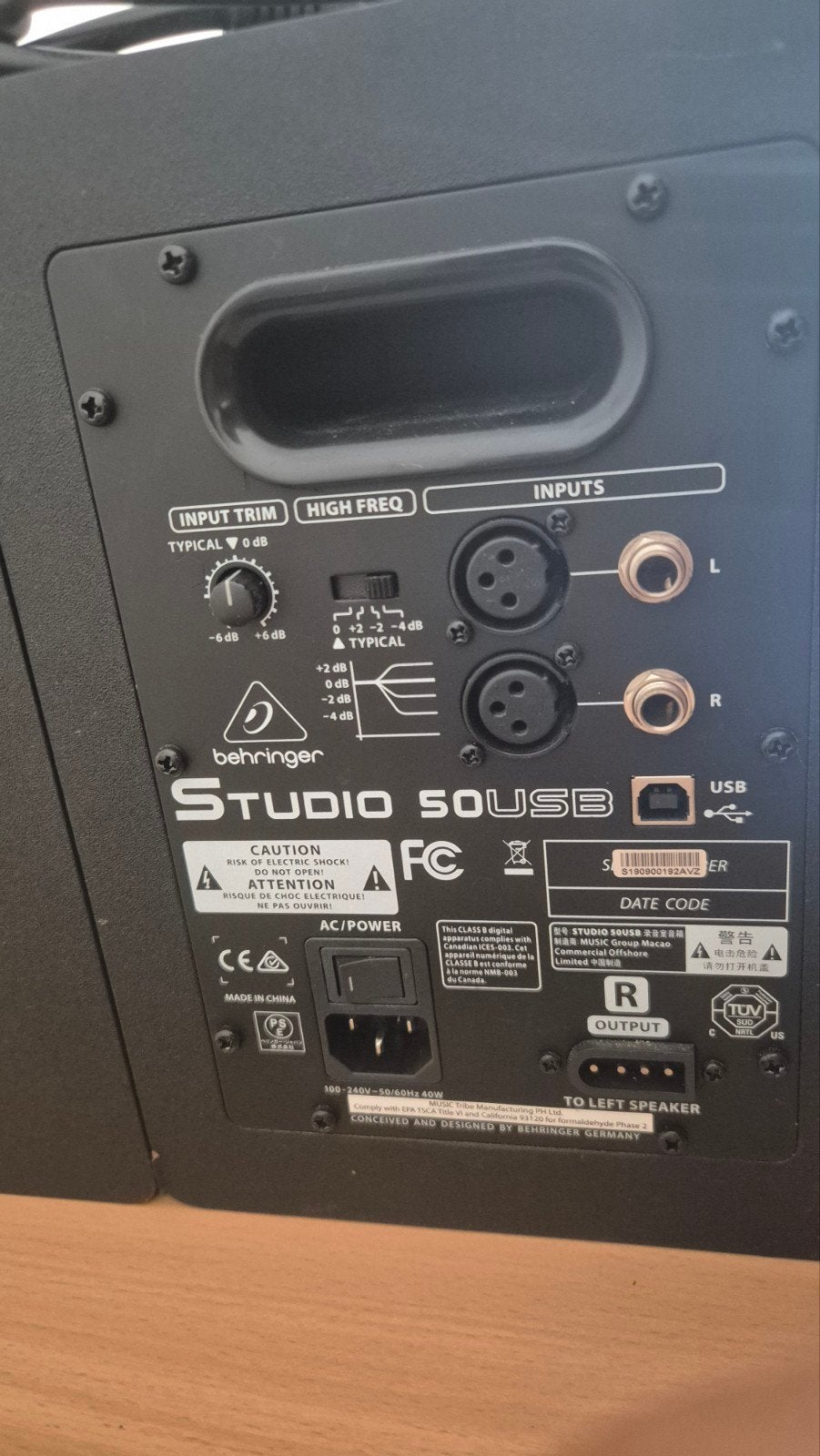 Behringer Studio 50 usb, Inclusief kabels, Ophalen of Verzenden, Gebruikt