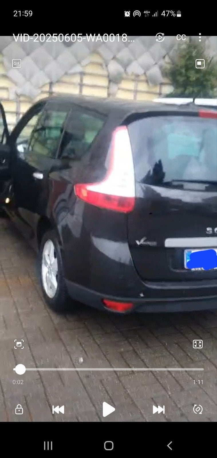 Renault grand scenic, Euro 5, 4 cilinders, Zwart, Particulier