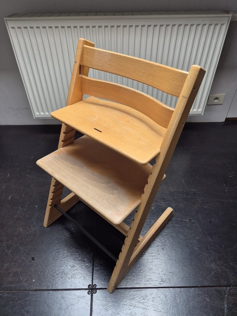 Houten Stokke Tripp Trapp, Ophalen, Gebruikt, Meegroeistoel