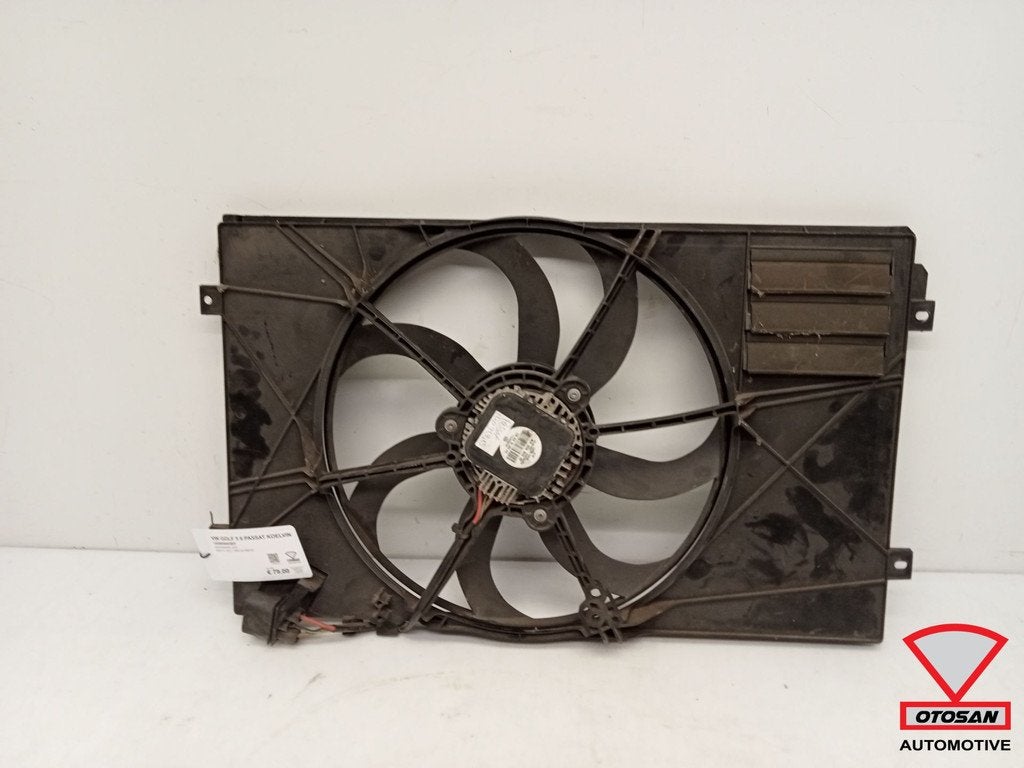 VW Golf 5 6 Passat Koelvin Ventilator 1K0959455EF, Gebruikt, Volkswagen, Volkswagen AG, Vw@volkswagen.de