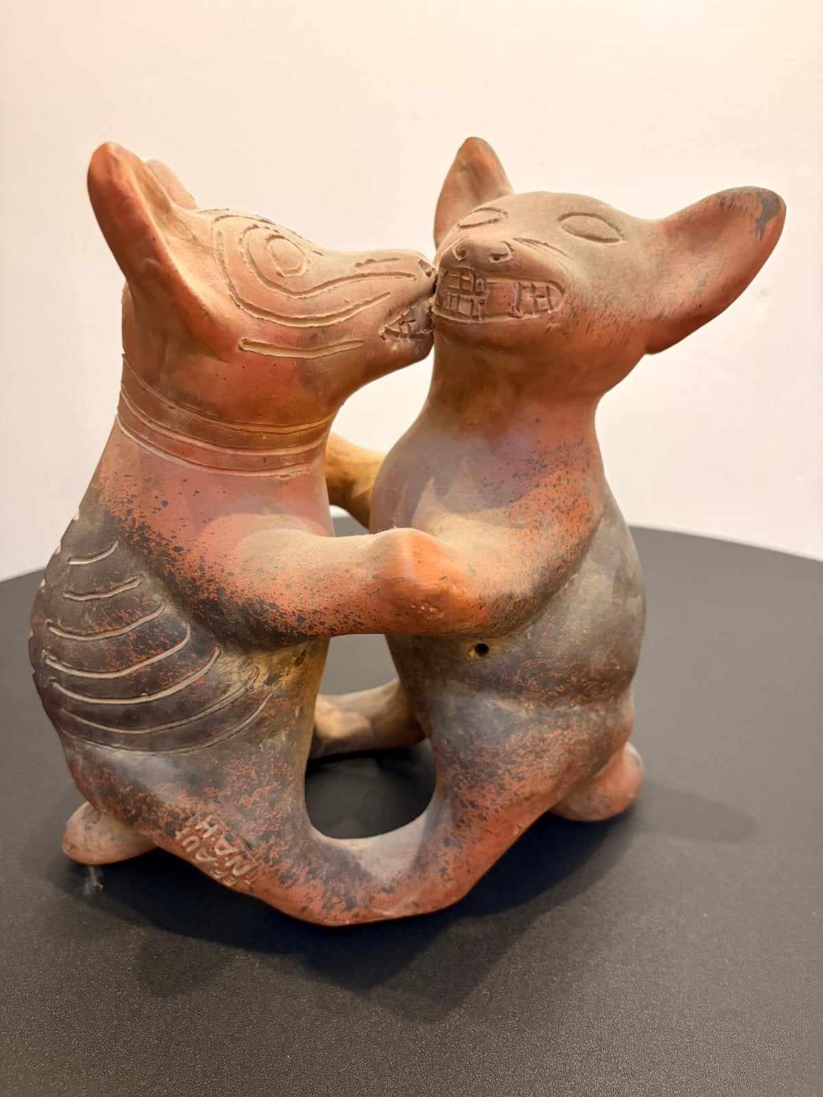 De dansende honden van Colima: authentieke reproductie, Antiek en Kunst, Ophalen of Verzenden