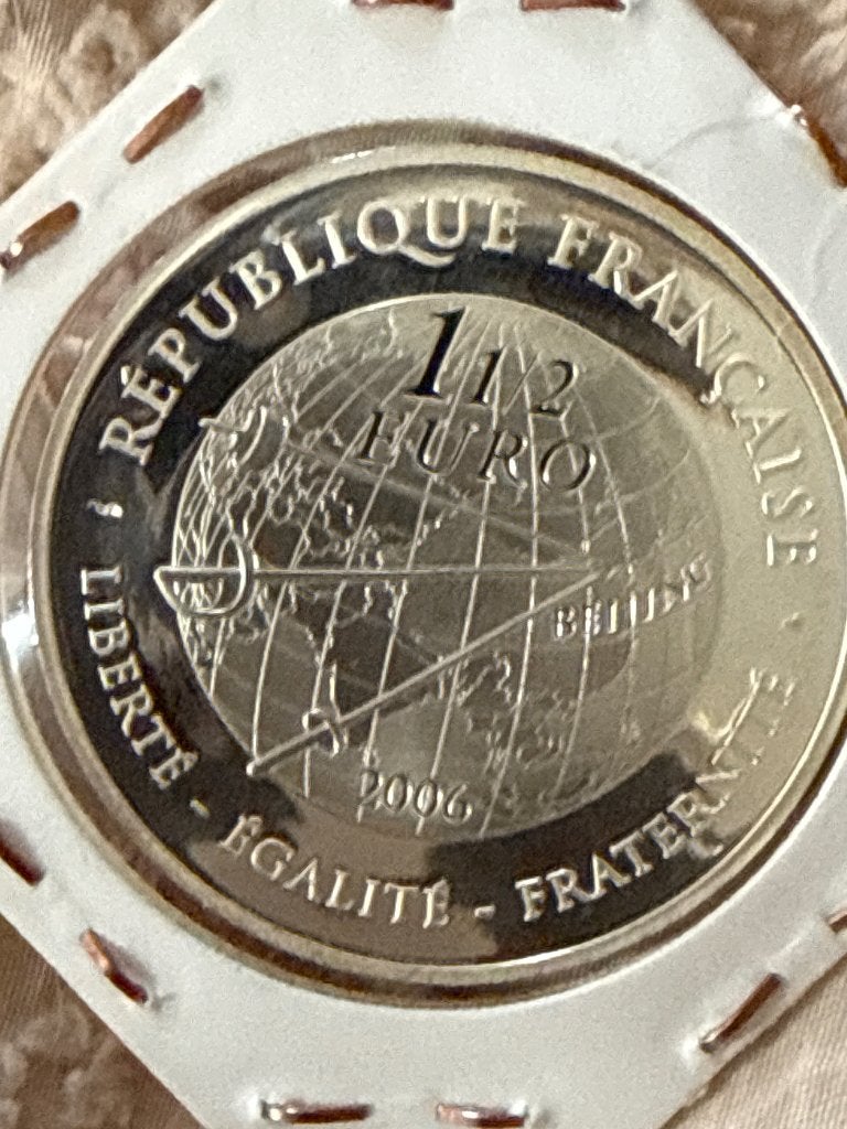 1 1/2 euro France, Timbres & Monnaies, Monnaies | Europe | Monnaies euro, Envoi, France, 2 euros, Argent