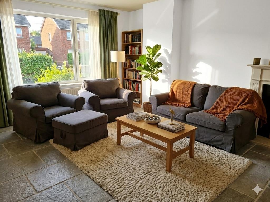 COMPLETE IKEA EKTORP SET, Maison & Meubles, Canapés | Coins salons complets, Comme neuf, Bois, Tissus, Enlèvement