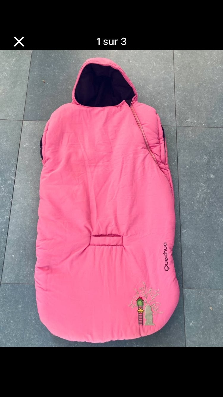 Sac de couchage Arpenaz babygigoteuse 85cm Quechua Décathlon, Enlèvement, Comme neuf, Sac de couchage