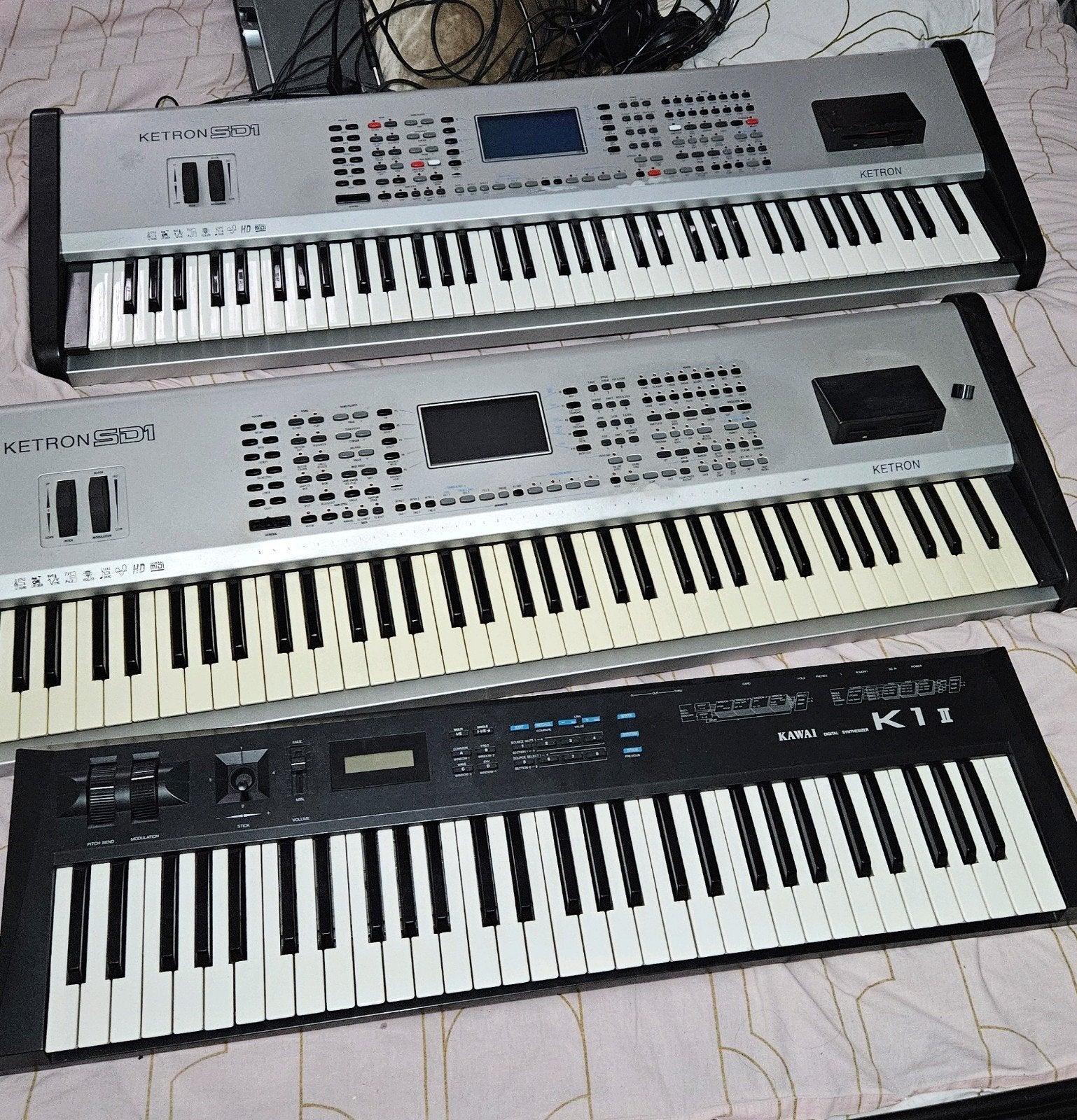 Synthesizer klavierset voor piano, Muziek en Instrumenten, Keyboards, Ophalen