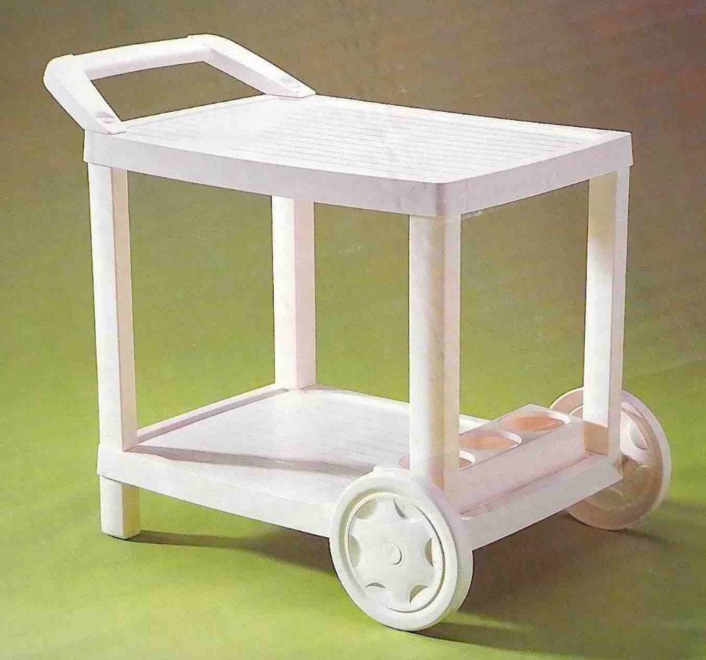 dienwagen serveerwagen, Maison & Meubles, Dénudé, Comme neuf, Enlèvement
