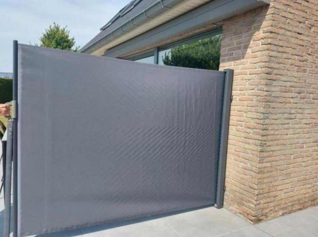 Pare-brise amovible anthracite Hauteur : 1 m 60, Enlèvement, Extensible, Utilisé