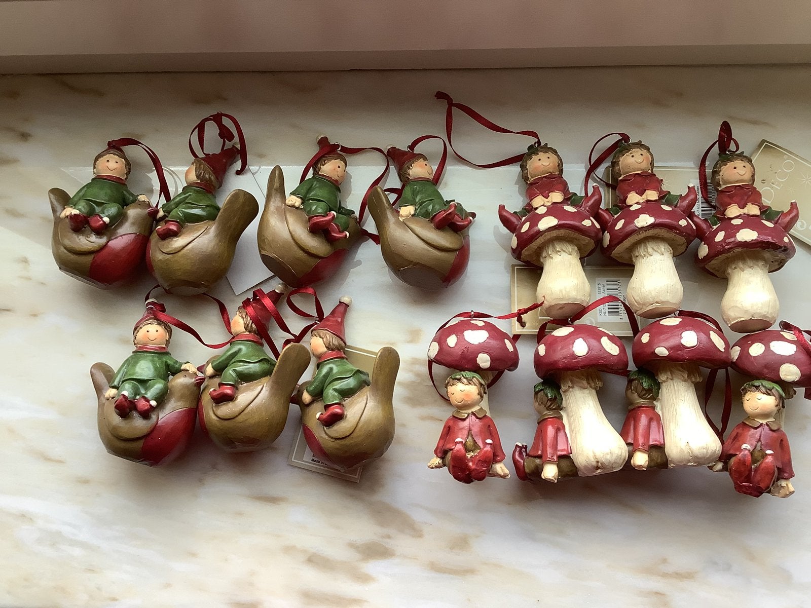12 stuks kerstversiering. Nieuw. Samen 18€., Diversen, Ophalen of Verzenden, Nieuw