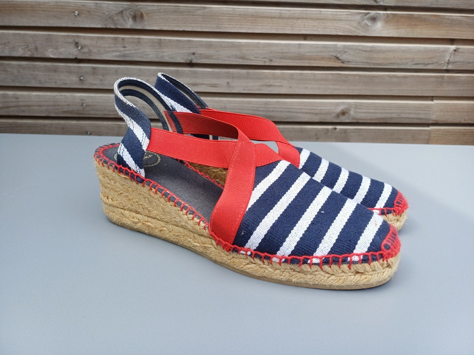 Espadrilles met sleehak, Kleding | Heren, Schoenen, Ophalen, Wit, Espadrilles of Moccasins, Gedragen