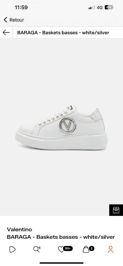 valentino sneakers, Kleding | Dames, Schoenen, Ophalen of Verzenden, Zo goed als nieuw, Sneakers