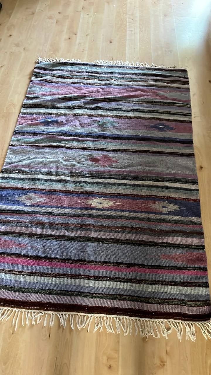 Echte Afghaanse kelim 100% wol handgeweven ongebruikt nieuw, Vierkant, Nieuw, Ophalen of Verzenden, Kelim