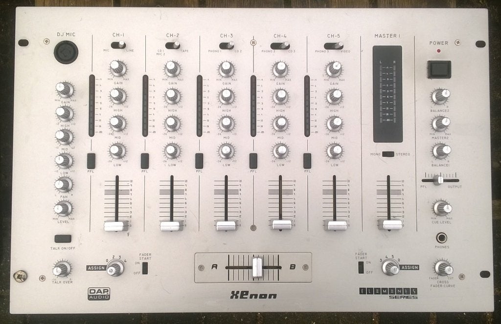 Stereo audio-mixer DAP Xenon Elements Series, Ophalen of Verzenden, Zo goed als nieuw, Overige merken, Losse componenten