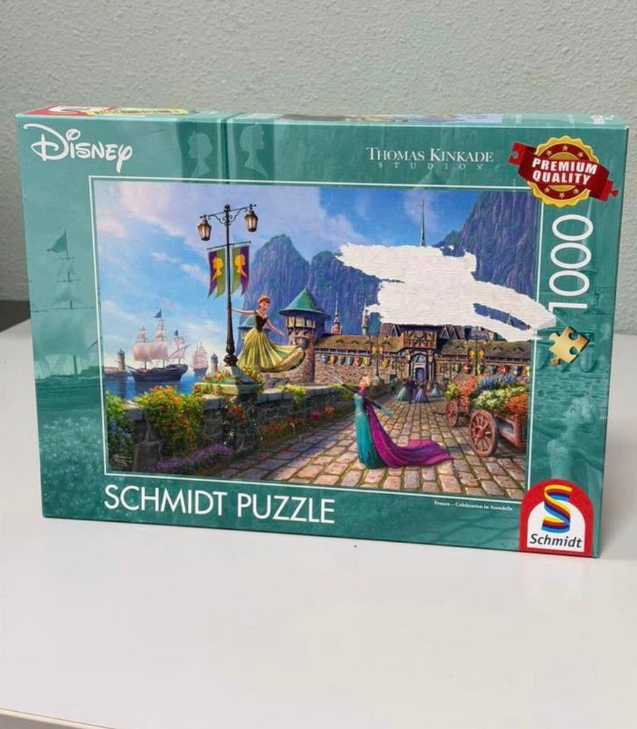 Puzzle Schmidt 58042 Disney Frozen Celebration à Arendelle, Hobby & Loisirs créatifs, Sport cérébral & Puzzles, Neuf, Puzzle, 500 à 1500 pièces