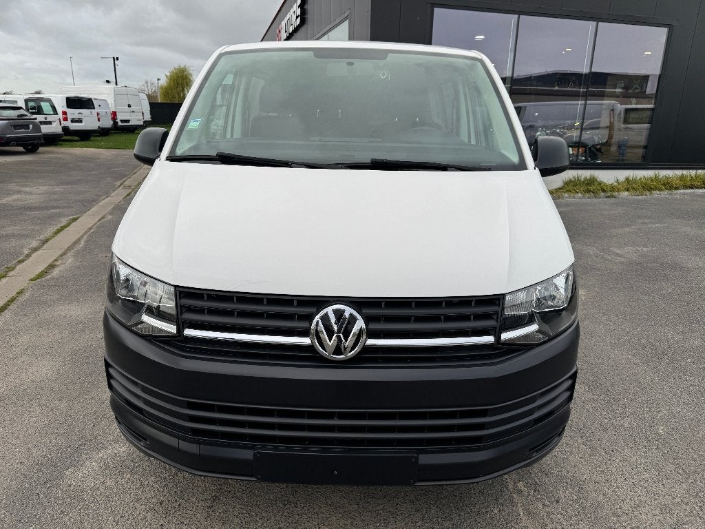 Volkswagen Transporter 2.0 tdi T6 6plaatsen dubbel cabine, Autos, Achat, Entreprise, Noir, Diesel