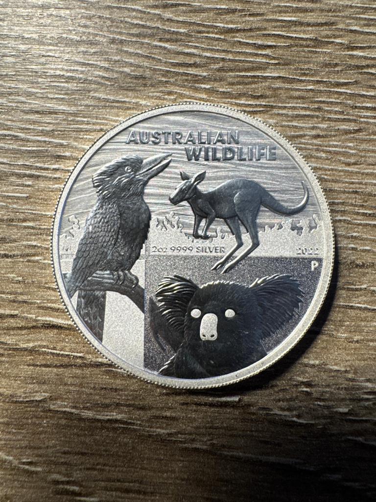 Australian Wildlife 2 ounce 999 zilver, Enlèvement ou Envoi, Argent