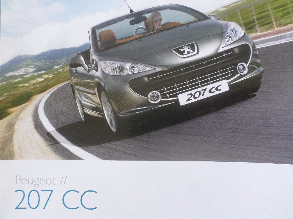 Brochure de la Peugeot 207 CC, Enlèvement ou Envoi, Peugeot