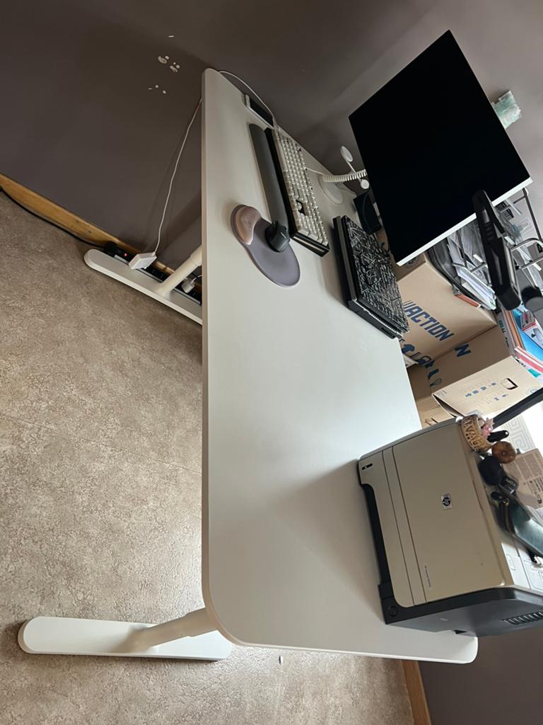 Bureau ikea bekant, 80 cm, Comme neuf, Enlèvement, IKEA