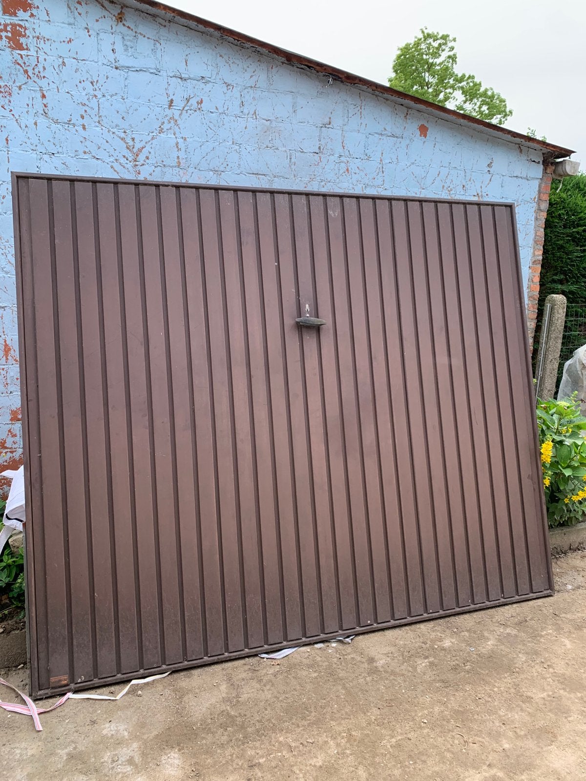 Garagepoort gratis, Ophalen, Gebruikt