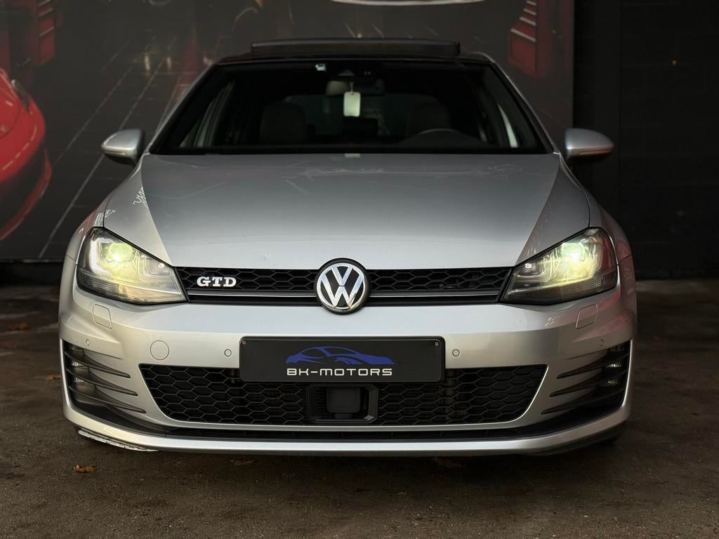 Volkswagen Golf 7 GTD 2.0 diesel DSG AUTOMAAT, Autos, Volkswagen, Argent ou Gris, Achat, Entreprise, Noir