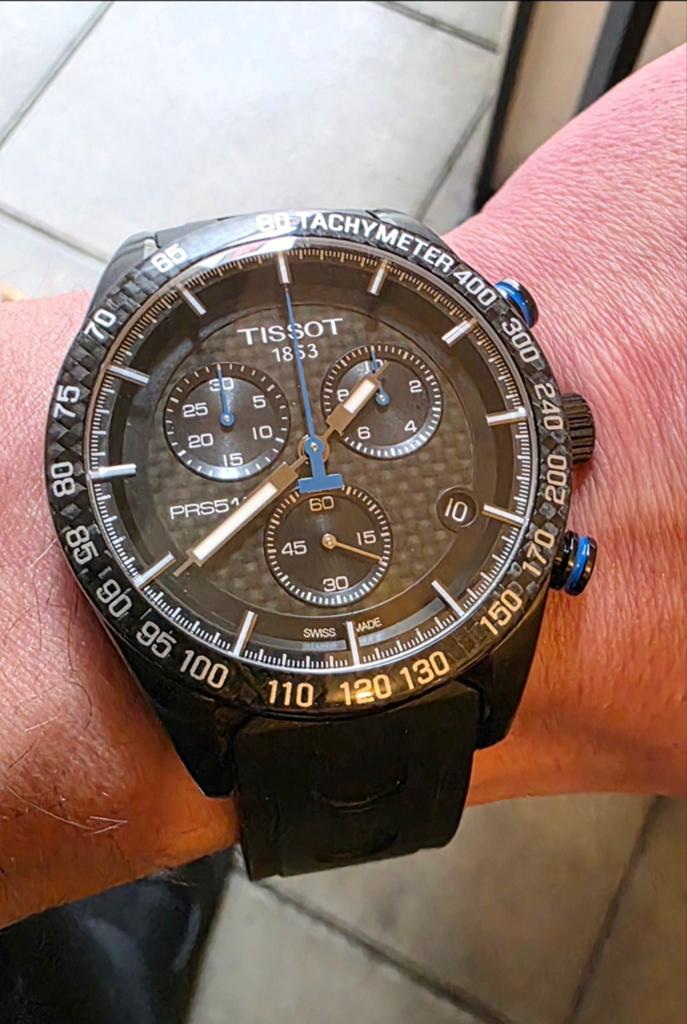 Tissot prs 516 chrono, Handtassen en Accessoires, Horloges | Heren, Staal, Staal, Ophalen