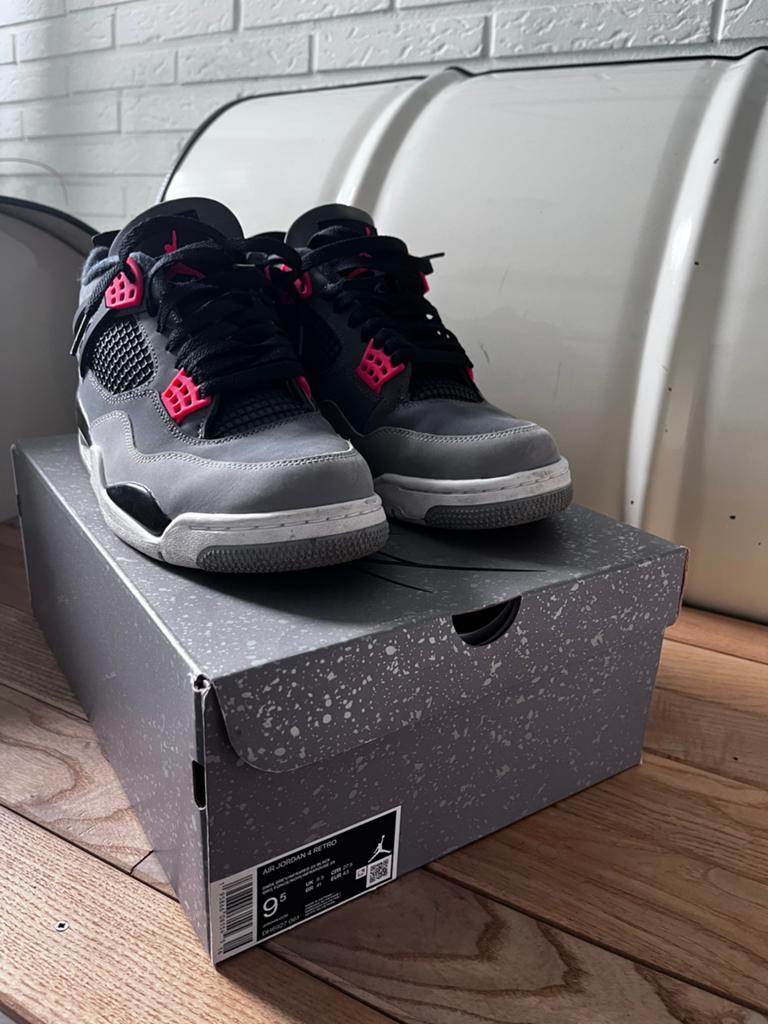 Jordan 4 retro maat 43 infrared, Enlèvement, Comme neuf