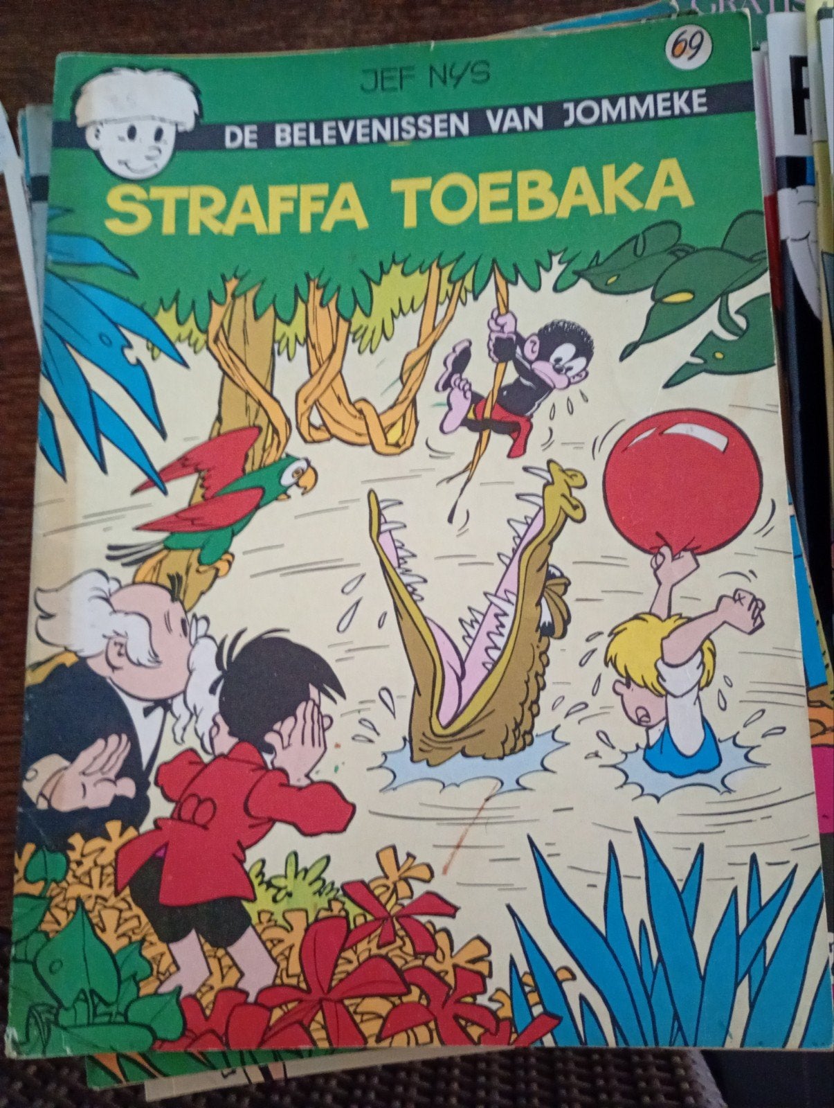 jommeke , Straffa toebaka, Ophalen