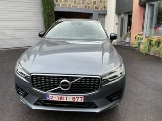 Volvo XC60 2.0 B4 Diesel Mild-Hybrid R Design AWD 2020, Autos, Cuir, Argent ou Gris, Entretenue par le concessionnaire, Noir
