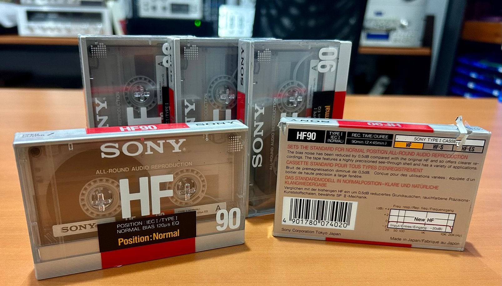 Cassette audio SONY HF 90 – Neuve, Enlèvement ou Envoi, Neuf, dans son emballage, Classique, Vierge