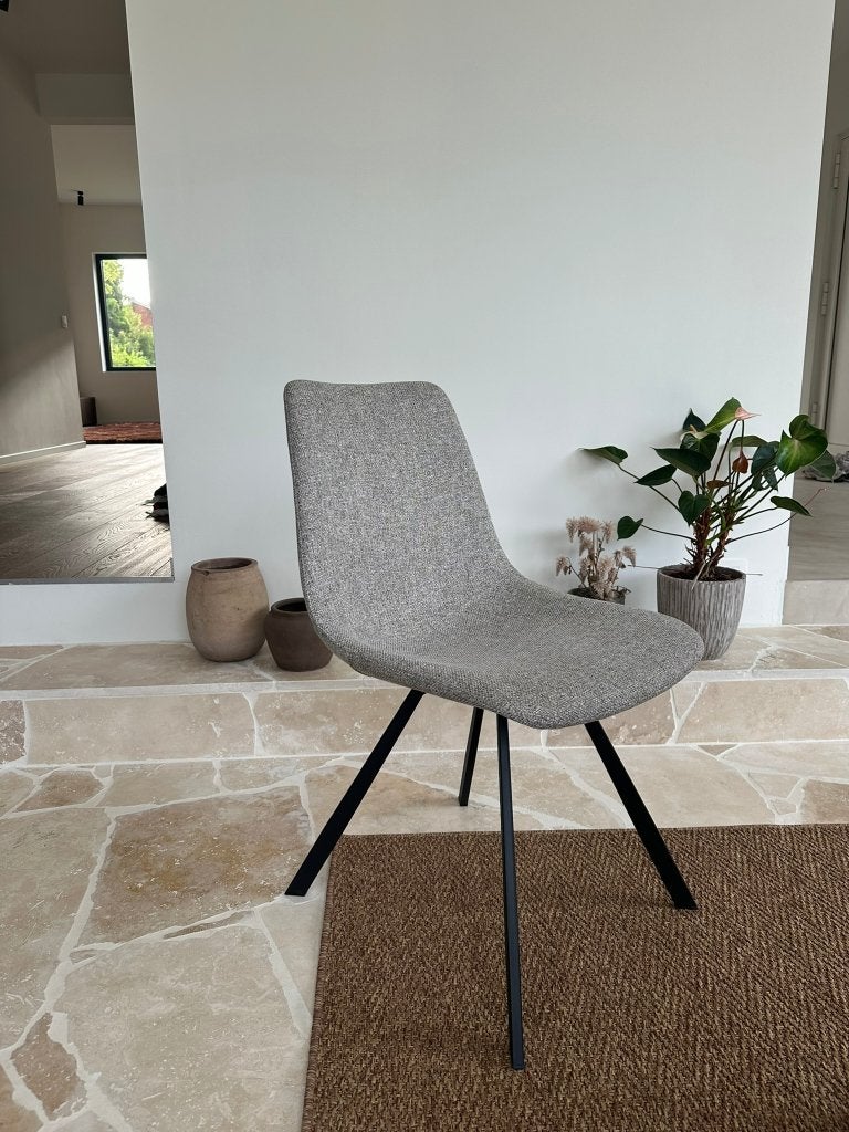 Juntoo stoelen, Gris, Comme neuf, Enlèvement, Tijdloos