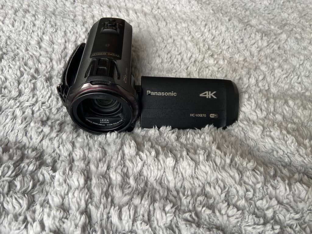 Panasonic HC-VX870 4K Ultra HD – Caméscope Compact, Enlèvement, Comme neuf, Caméra, Panasonic