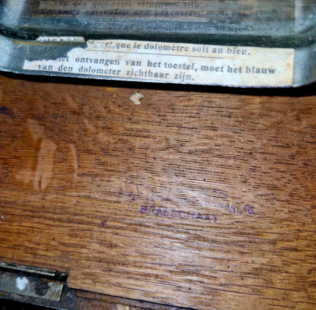 Antieke duivenklok achiel Plasschaert, Ophalen of Verzenden